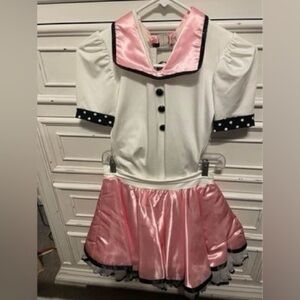 Girls Costume Size XLC Musical Theatre Jazz Tap Maid Waitress Halloween